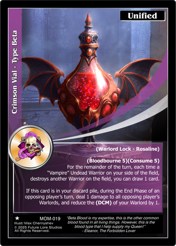 Crimson Vial - Type Beta [Masquerade Of The Macabre]