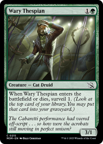 Wary Thespian