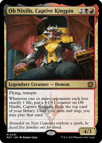 Ob Nixilis, Captive Kingpin