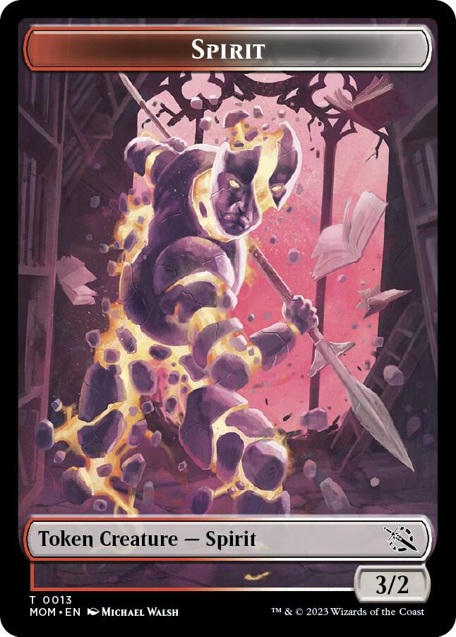 Monk // Spirit (0013) Double-Sided Token (Back)