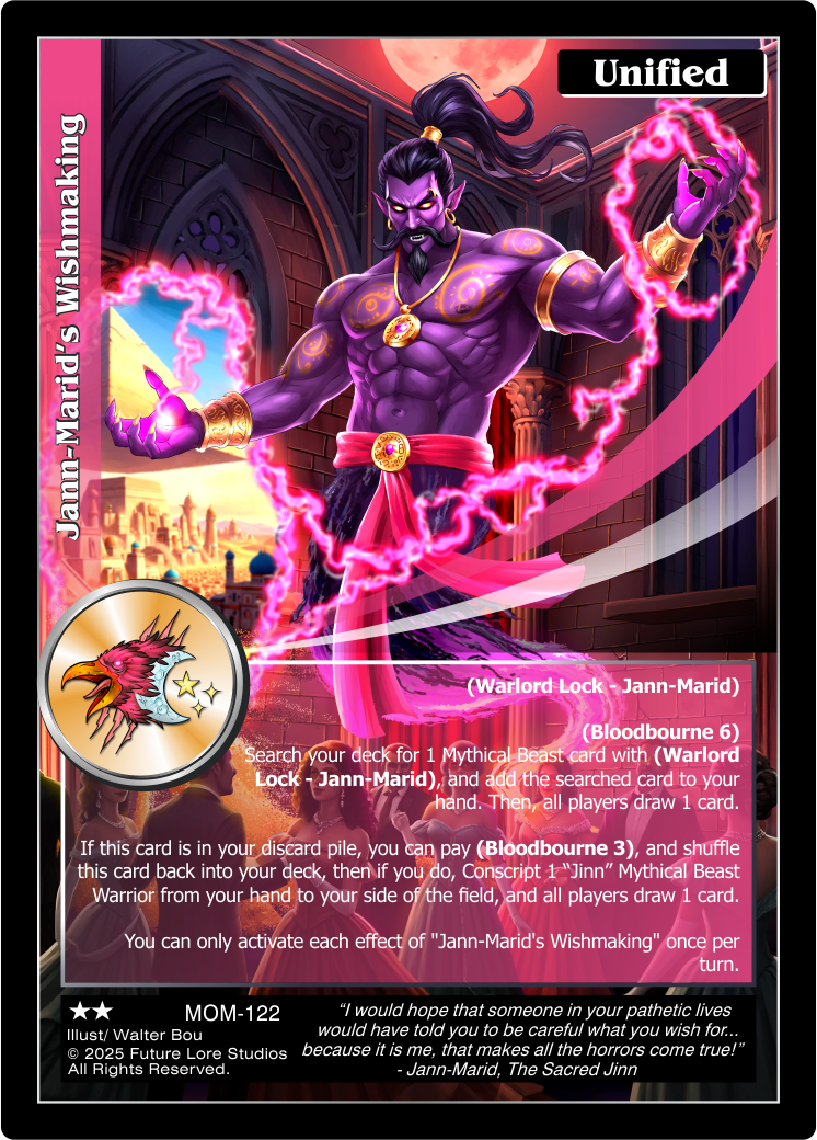 Jann-Marid's Wishmaking [Masquerade Of The Macabre]