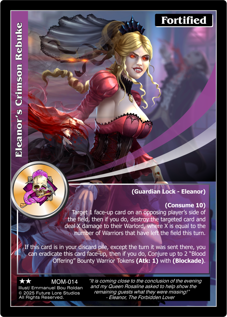 Eleanor's Crimson Rebuke [Masquerade Of The Macabre]