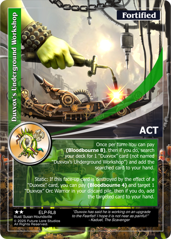 Duxvox's Underground Workshop - Elder Legends