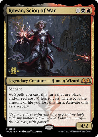 Rowan, Scion of War