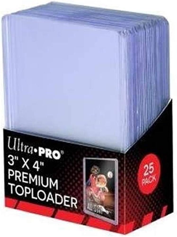 3" x 4" Ultra Clear Premium Toploaders (25ct)