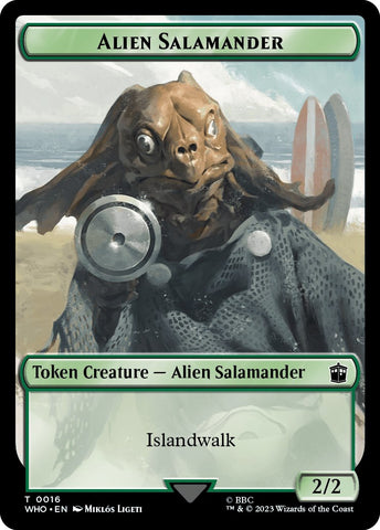 Alien Salamander // Alien Insect Double-Sided Token