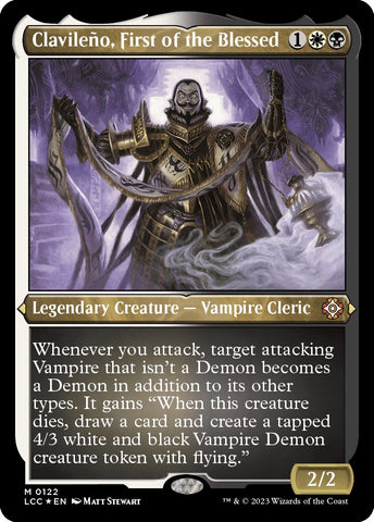 Clavileno, First of the Blessed (Display Commander) - Thick Stock