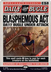 Secret Lair x Marvel’s Spider-Man: Daily Bugle Breaking News