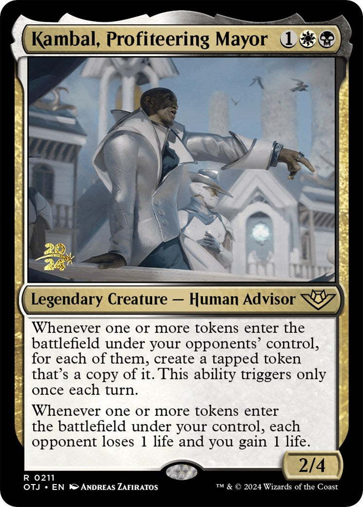 Kambal, Profiteering Mayor