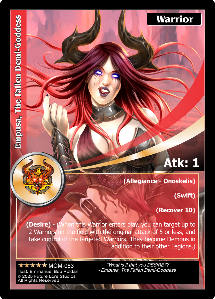 Empusa, The Fallen Demi-Goddess [Masquerade Of The Macabre]