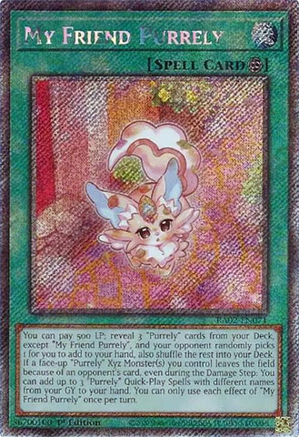 My Friend Purrely (Platinum Secret Rare) [RA02-EN071] Platinum Secret Rare