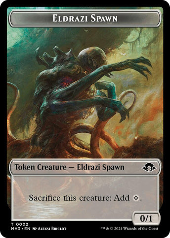Eldrazi Spawn // Phyrexian Wurm (0018) Double-Sided Token