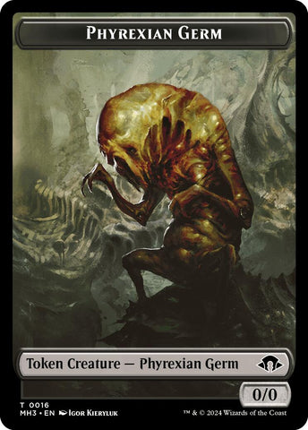 Phyrexian Germ // Phyrexian Golem Double-Sided Token