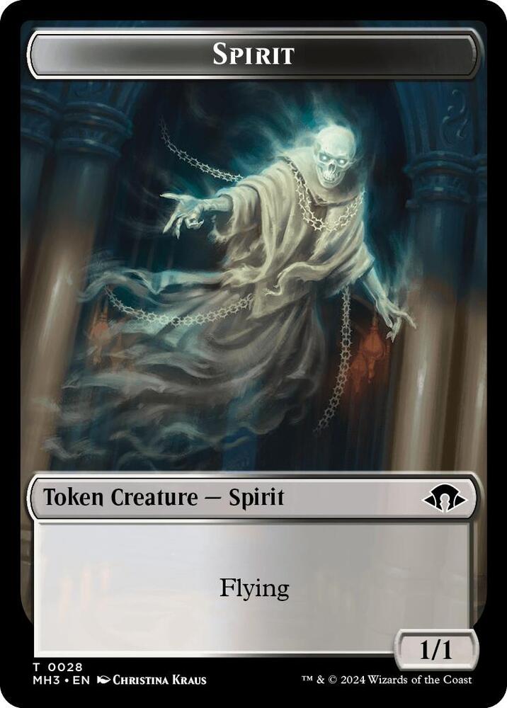 Phyrexian Germ // Spirit (0028) Double-Sided Token (Back)