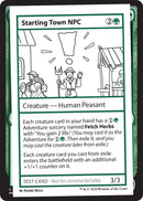 Starting Town NPC