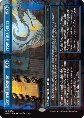 Central Elevator // Promising Stairs (Borderless)