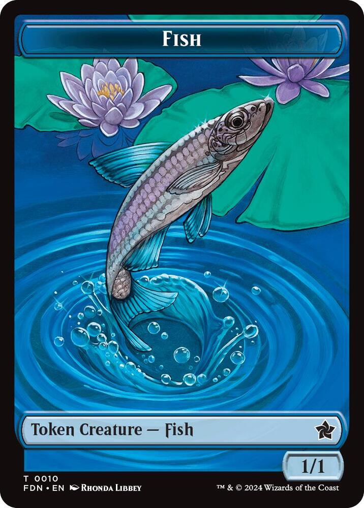 Faerie // Fish Doubled-Sided Token (Back)
