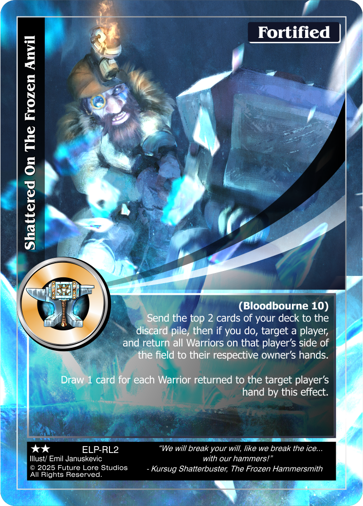 Shattered On The Frozen Anvil - Elder Legends