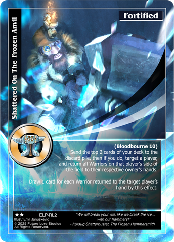 Shattered On The Frozen Anvil - Elder Legends