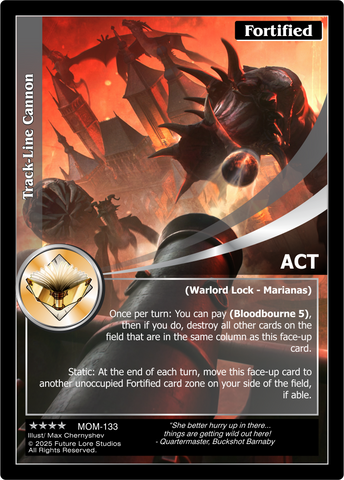 Track-Line Cannon [Masquerade Of The Macabre]