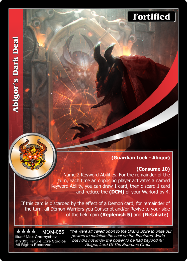 Abigor's Dark Deal [Masquerade Of The Macabre]