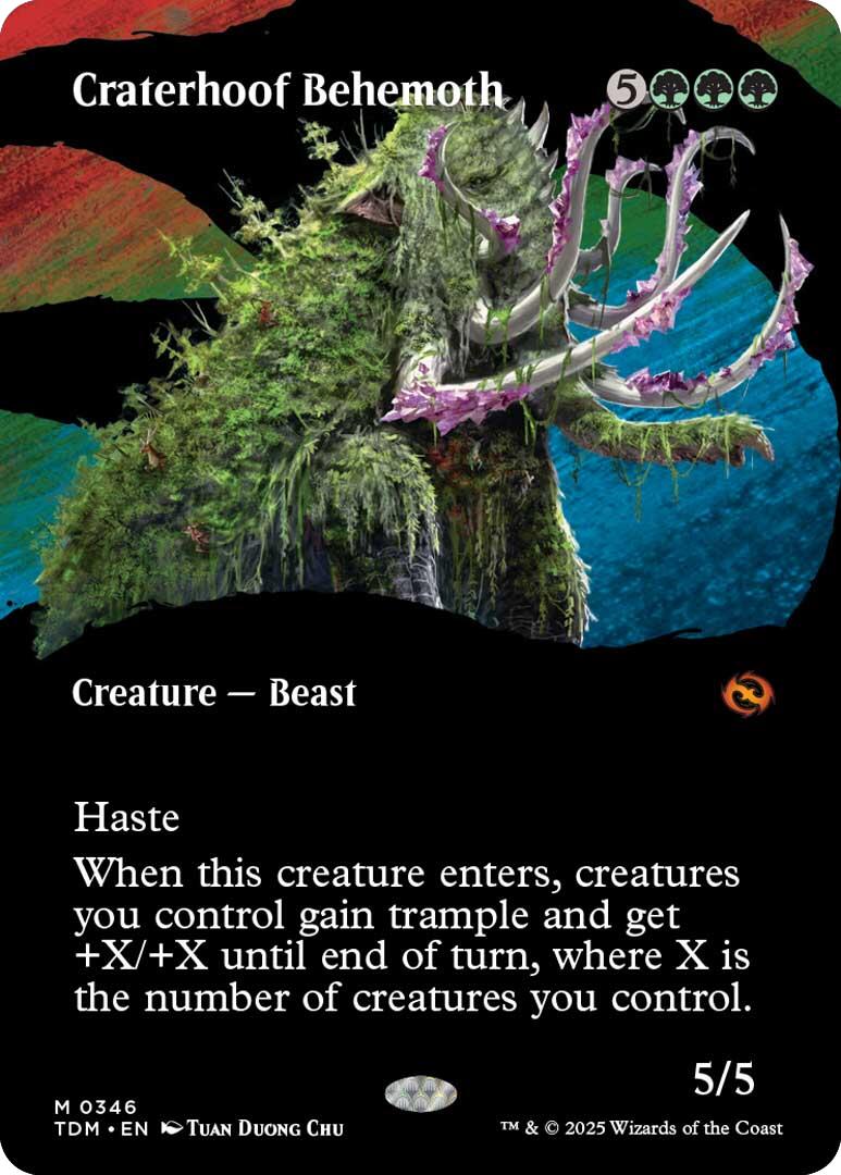Craterhoof Behemoth (Borderless)
