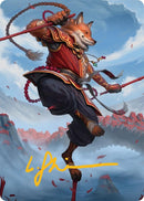 Equilibrium Adept Art Card (16/54) (Gold-Stamped Signature) [Tarkir: Dragonstorm Art Series]