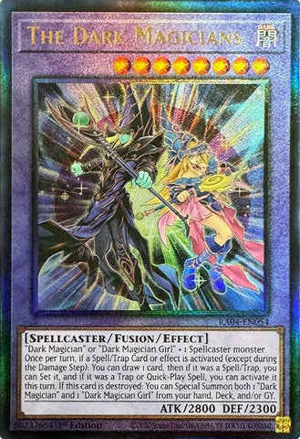 The Dark Magicians [RA04-EN054] Prismatic Ultimate Rare