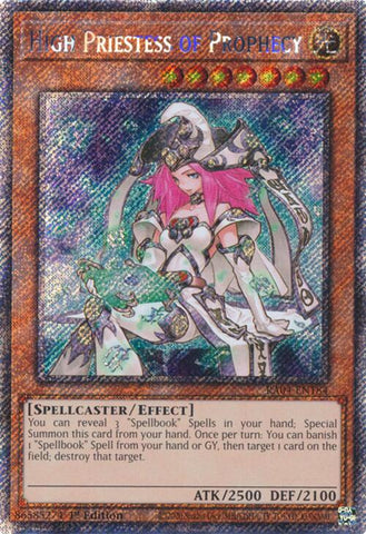 High Priestess of Prophecy [RA04-EN184] Platinum Secret Rare