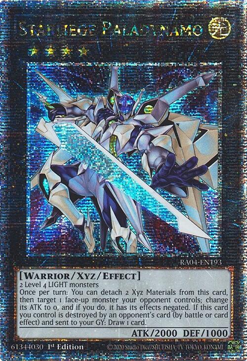 Starliege Paladynamo [RA04-EN193] Quarter Century Secret Rare