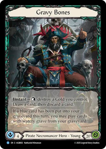 Gravy Bones (Rainbow Foil) [AGB002] (Armory Deck: Gravy Bones)  Rainbow Foil