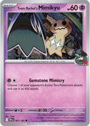 Team Rocket's Mimikyu (087/182) [Scarlet & Violet: Destined Rivals]