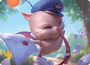 Delivery Moogle Art Card (Gold-Stamped Planeswalker Symbol) [FINAL FANTASY Art Series]