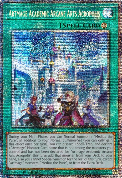Artmage Academic Arcane Arts Acropolis (Starlight Rare) [DUAD-EN054] Starlight Rare