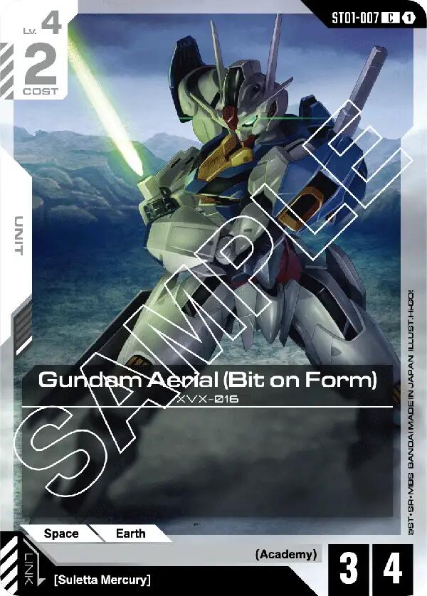 Gundam Aerial (Bit on Form)
