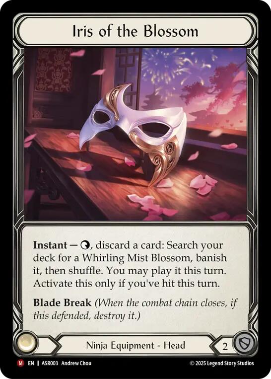 Iris of the Blossom [ASR003] (Armory Deck: Ira)  Rainbow Foil