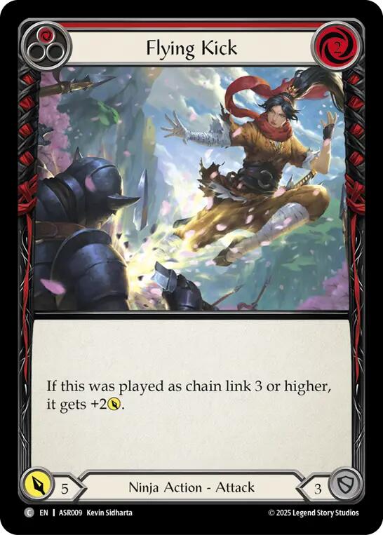 Flying Kick (Red) [ASR009] (Armory Deck: Ira)