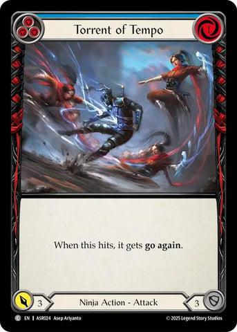 Torrent of Tempo (Blue) [ASR024] (Armory Deck: Ira)