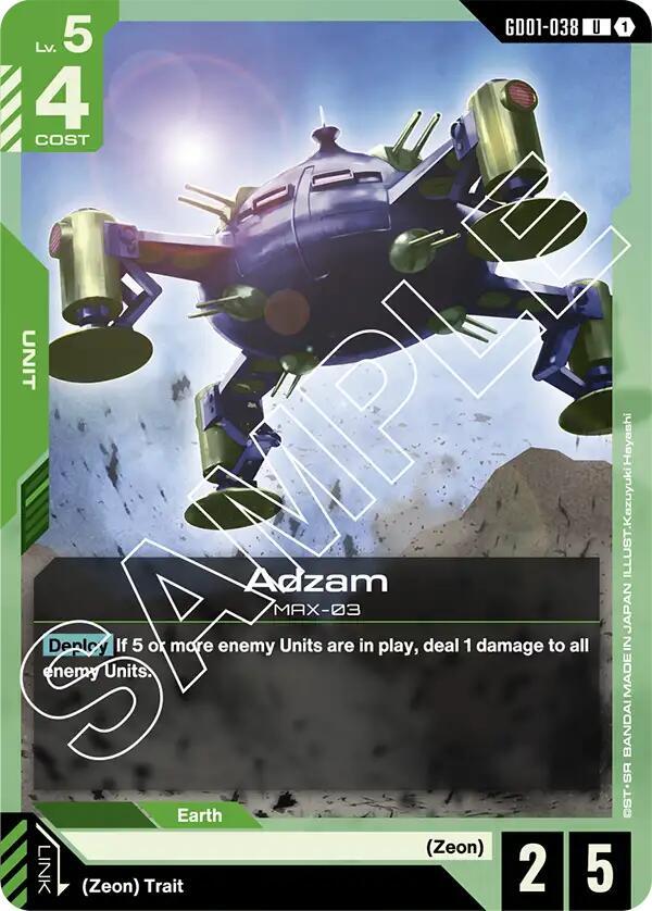 Adzam - Newtype Rising (GD01)