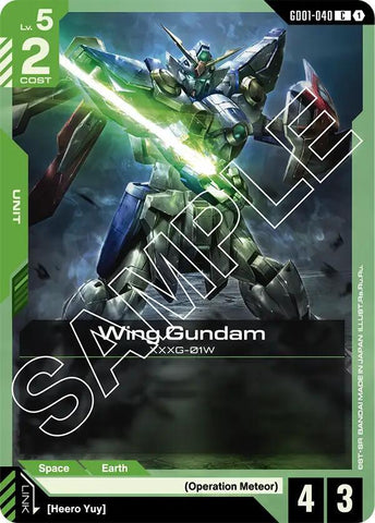 Wing Gundam (GD01-040) - Newtype Rising (GD01)