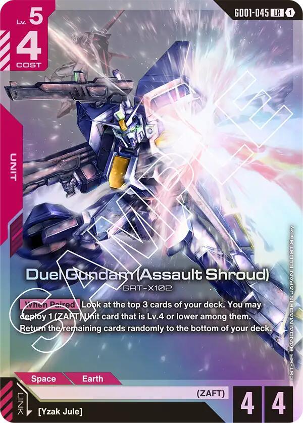 Duel Gundam (Assault Shroud) - Newtype Rising (GD01) Newtype Rising