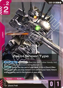 Zaku I Sniper Type - Newtype Rising (GD01)
