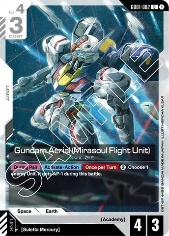 Gundam Aerial (Mirasoul Flight Unit) - Newtype Rising (GD01)