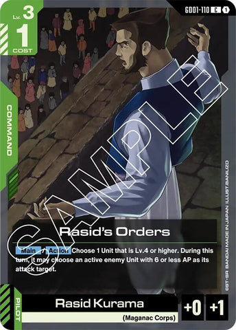 Rasid's Orders - Newtype Rising (GD01)