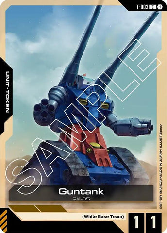 Guntank (T-003) Token - Newtype Rising (GD01)