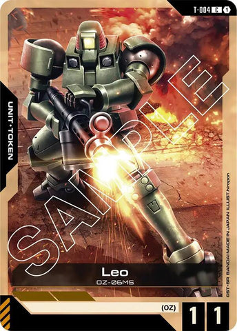 Leo (T-004) Token - Newtype Rising (GD01)