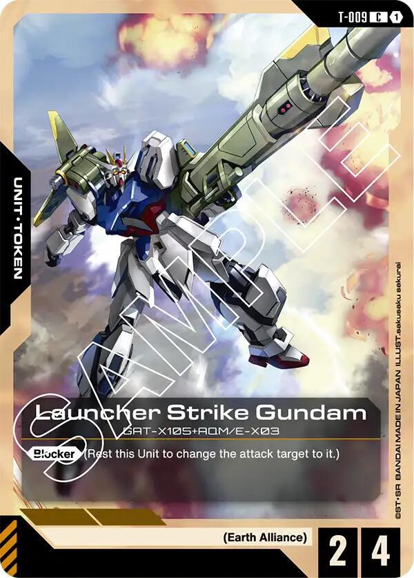 Launcher Strike Gundam (T-009) Token - Newtype Rising (GD01)
