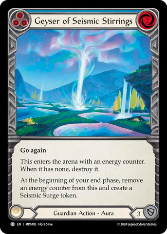 Geyser of Seismic Stirrings (Blue) [MPG105] (Mastery Pack Guardian)