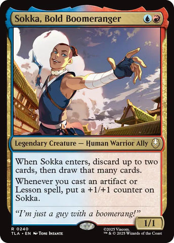 Sokka, Bold Boomeranger