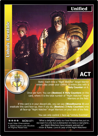 Unholy Eventide [Masquerade Of The Macabre]